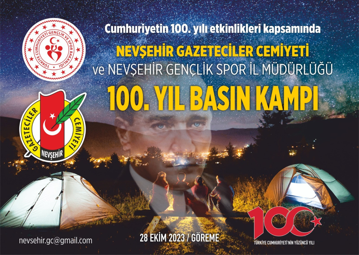 Gazeteciler ve Gençlik Spor’dan 100. yıl kampı 